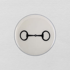 Horse Bit Coaster Acrylic Finish 3.5"