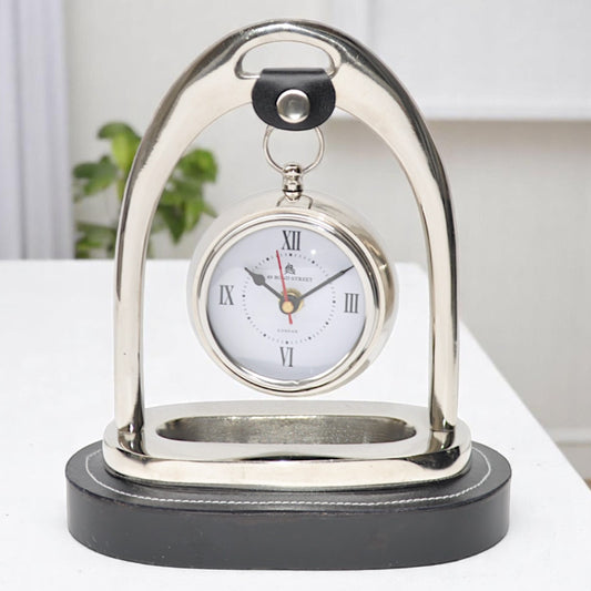 Horse Stirrup Table Clock