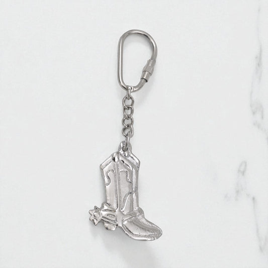 Cowboy Horse Boot Keyring