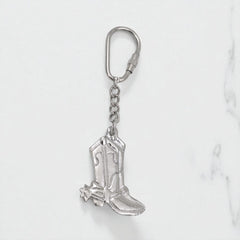 Cowboy Horse Boot Keyring