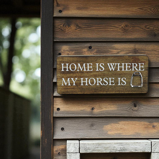 Home is where my Horse is Plaque