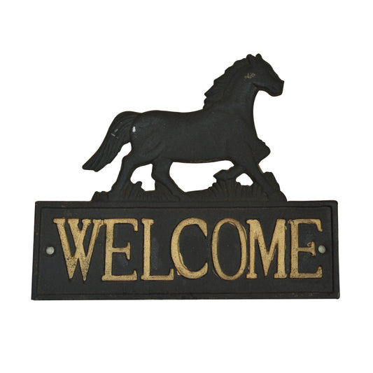 Horse Welcome Sign
