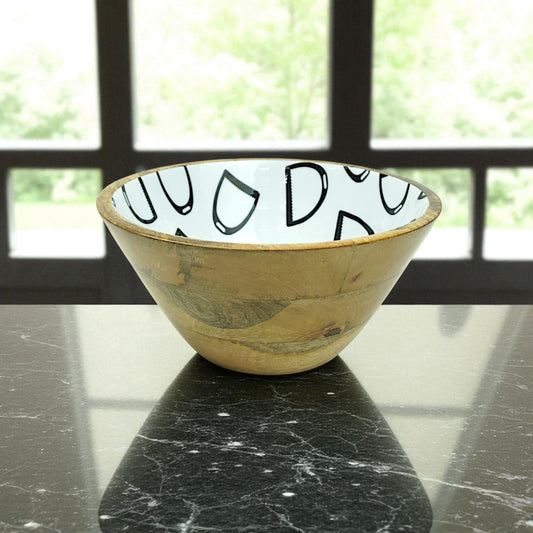 Horse Stirrup Bowl Acrylic Finish Round 10"