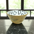 Horse Stirrup Bowl Acrylic Finish Round 10"