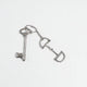 Horse D-Bit Keyring