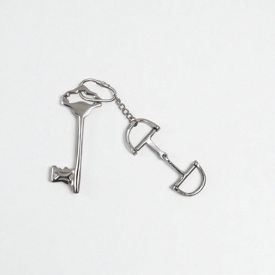 Horse D-Bit Keyring