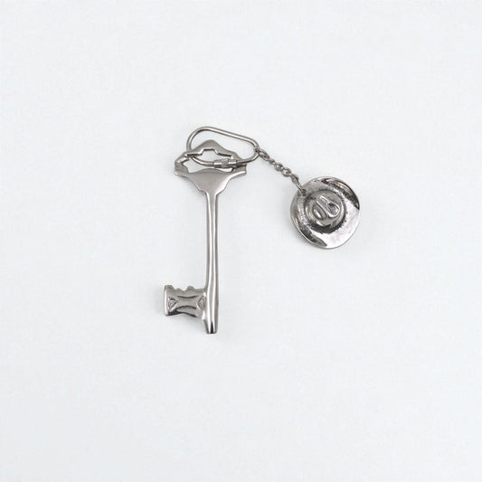 Cowboy Horse Hat Keyring