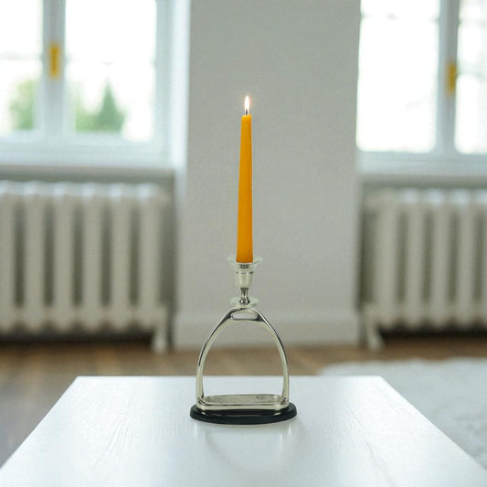 Horse Stirrup Candle Stand 9"