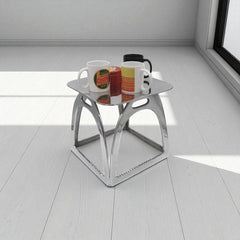 Horse Stirrup Stool Side Table