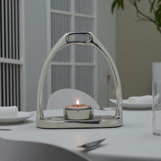 Horse Stirrup Candle T Light 6"