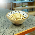 Horse Stirrup Bowl Acrylic Finish Round 8"