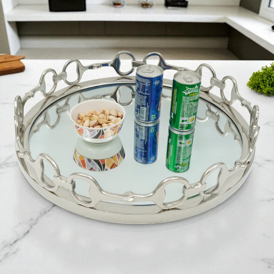 Horse Bit Tray 21" Round