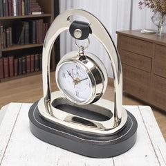 Horse Stirrup Table Clock