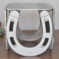 Horse Shoe Stool Side Table