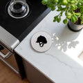 Horse Helmet Coaster Acrylic Finish 3.5"