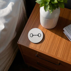 Horse Bit Coaster Acrylic Finish 3.5"