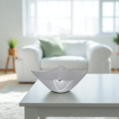 Horse Stirrup Bowl Acrylic Finish 4-Corner Square 7.5"