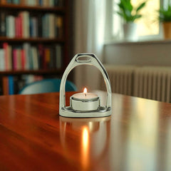 Horse Stirrup Candle T Light 4"