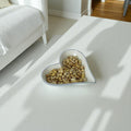Horse Shoe Bowl Acrylic Finish Heart Shape 8"