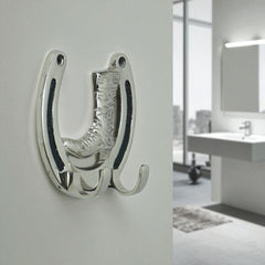 Horse Shoe Boot Wall Hook - 2 Hooks