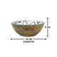 Horse Stirrup Bowl Acrylic Finish Round 6"