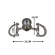 Horse Bit Candle Stand 8"