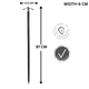 Horse Bit Walking Stick 3 Fold