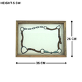 Horse Halter Tray Acrylic Finish Rectangular 14"
