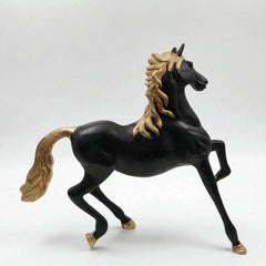 Horse Figure Black Gold