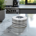 Horse Helmet Coaster Acrylic Finish 3.5"