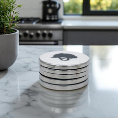 Horse Helmet Coaster Acrylic Finish 3.5"