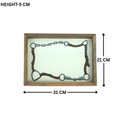 Horse Halter Acrylic Finish Tray Rectangular 12"