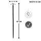 Horse Bit Walking Stick 3 Fold