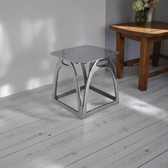 Horse Stirrup Stool Side Table