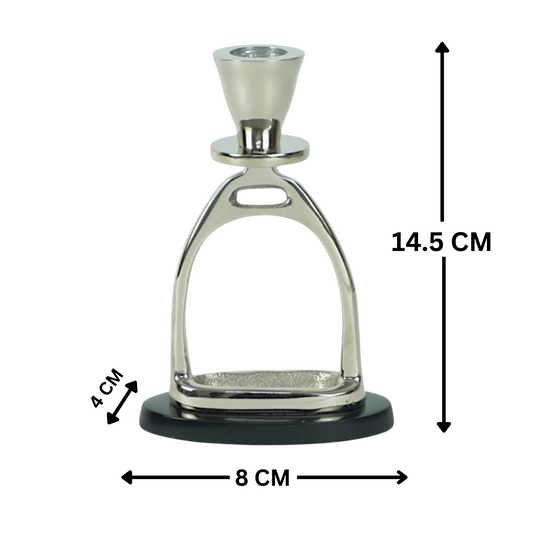 Horse Stirrup Candle Stand 6"