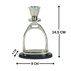 Horse Stirrup Candle Stand 6"