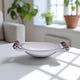 Horse Bit Bowl with Handles Acrylic Finish Oval