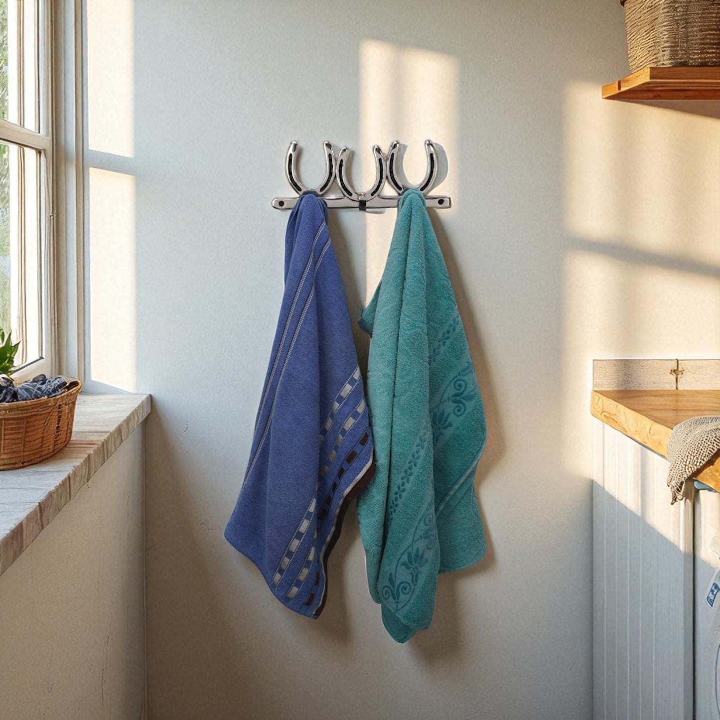 Horse Shoe Wall Hook - 3 Hooks