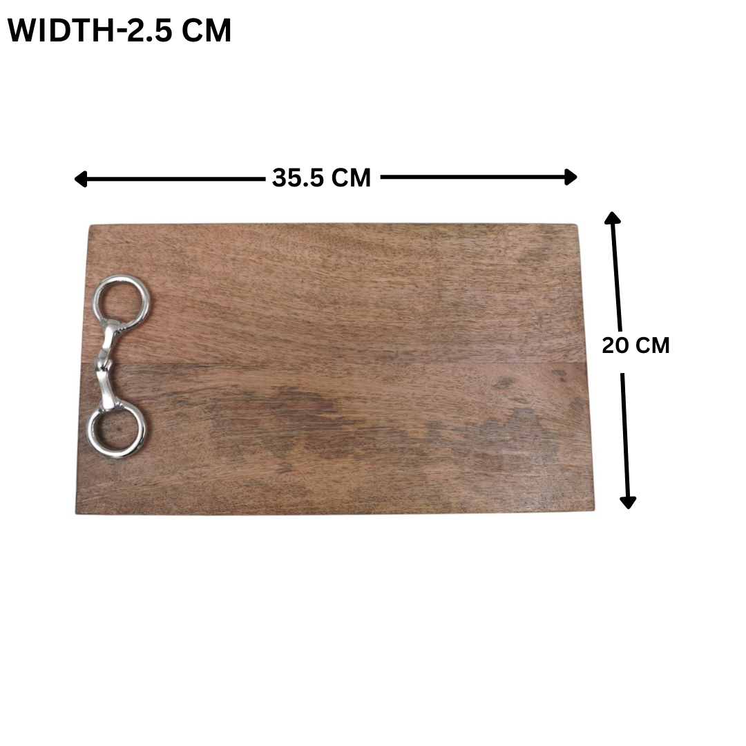 Horse Bit Chopping Board Rectangular 14"