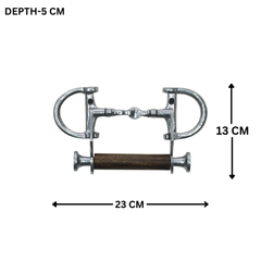 Horse Bit Paper Roll Holder