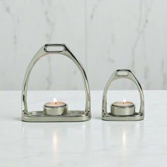 Horse Stirrup Candle T Light 4"