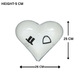 Horse Boot Bowl Acrylic Finish Heart Shape 6"