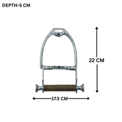 Horse Stirrup Paper Roll Holder