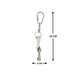 Horse Bit Keyring