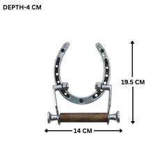 Horse Shoe Paper Roll Holder