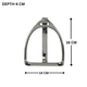 Horse Stirrup Door Knocker