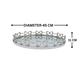 Horse Bit Tray 18" Round