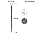 Horse Stirrup Walking Stick 3-Fold