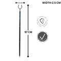 Horse Shoe Walking Stick 3-Fold