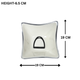 Horse Stirrup Bowl Acrylic Finish 4-Corner Square 7.5"